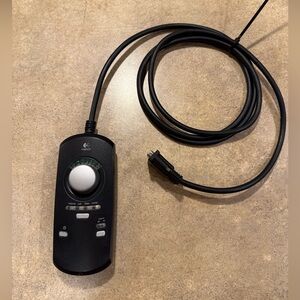 Logitech Z-5300 THX 5.1 Speaker Volume Control Pod Wired Remote Unit Only Tested